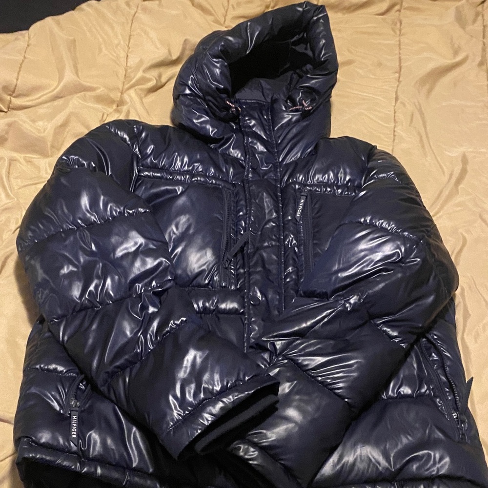 Tommy Hilfiger Navy Puffer Jacket